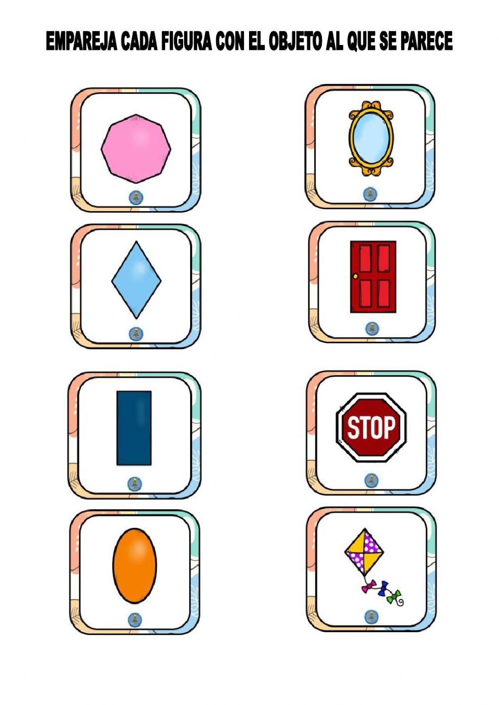 Une con flechas segun su forma