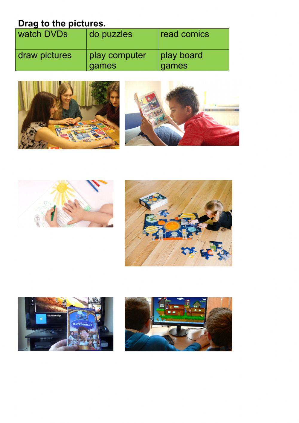 Free time activities