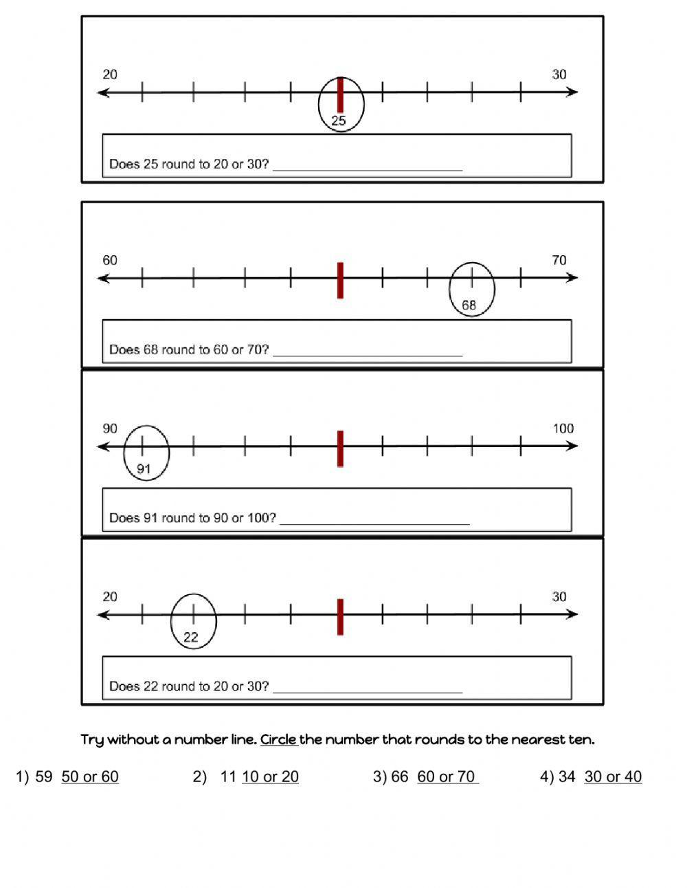 Rounding to the Nearest 10