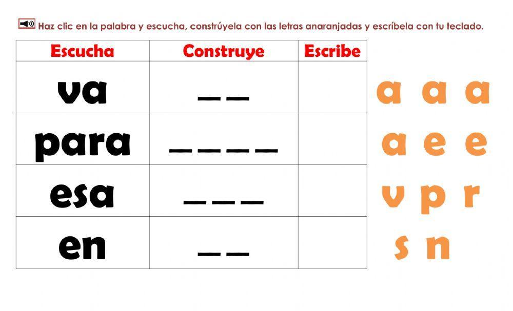 Escucha, construye, escribe 21-24
