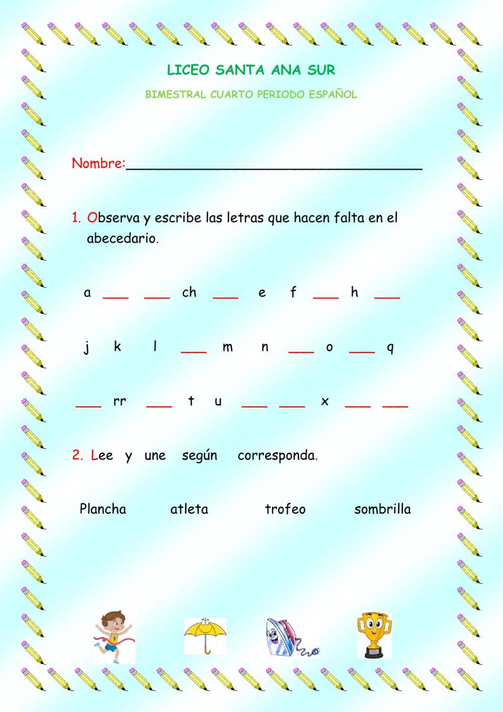 Bimestral Español- transición