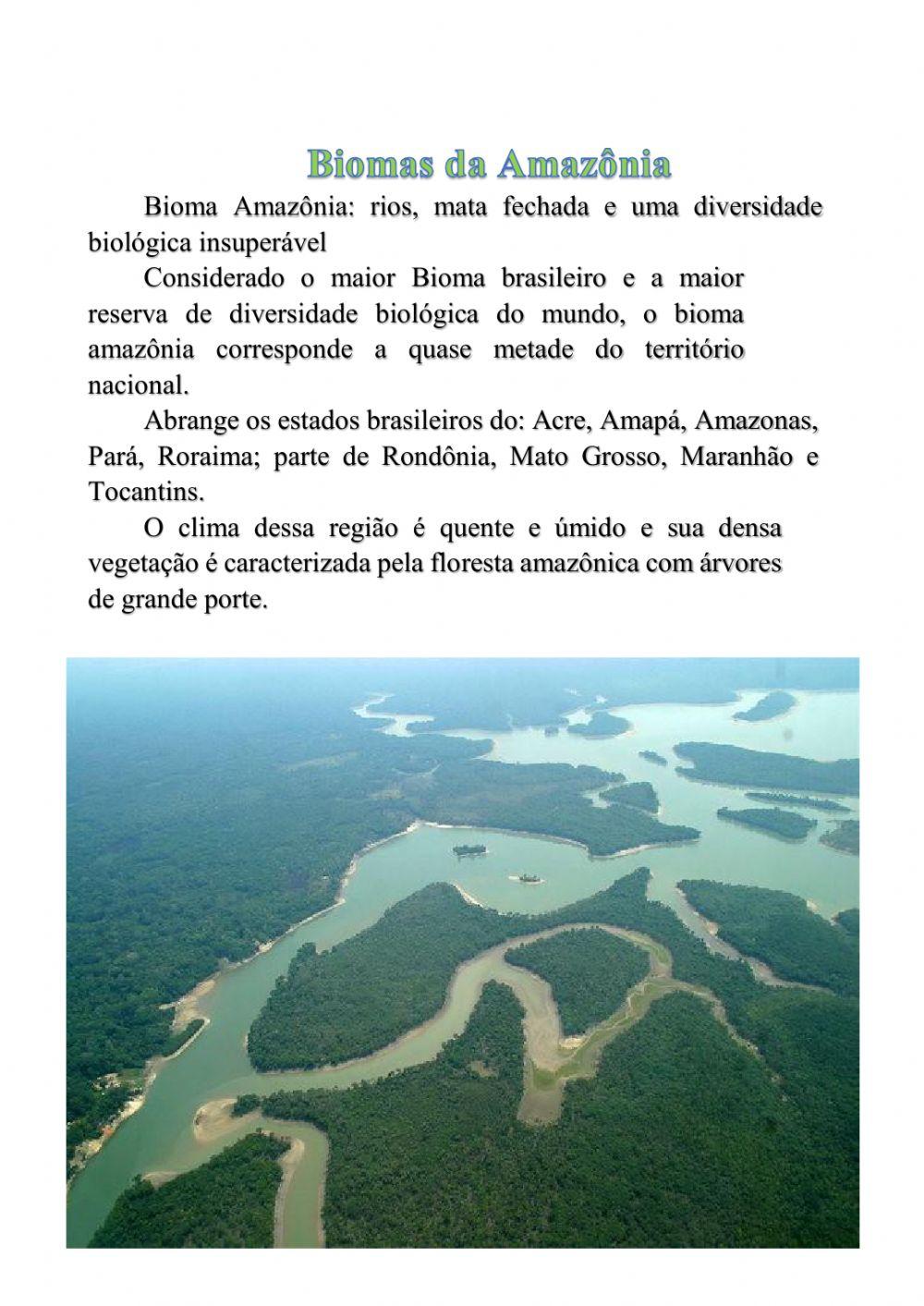 Como é a natureza do Brasil