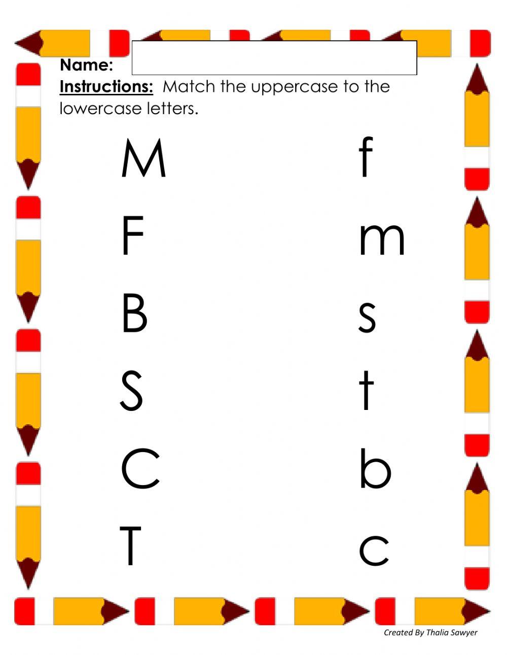 Letter Match Letter Match