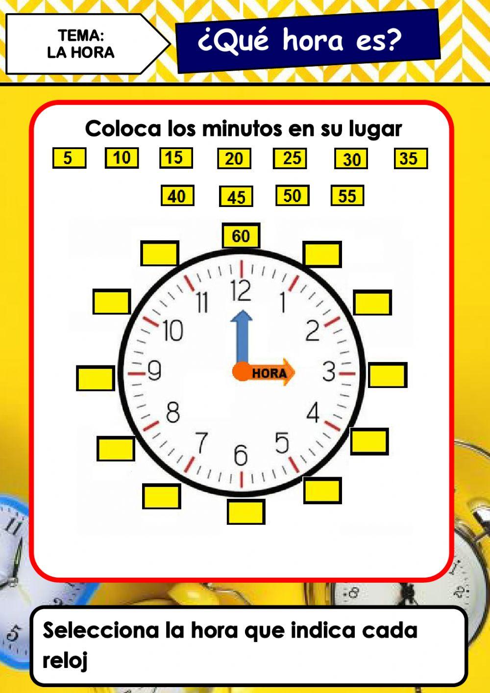¿Qué hora es?