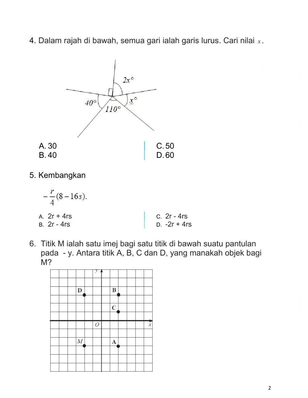 ULANGKAJI MATEMATIK T3 SET 2