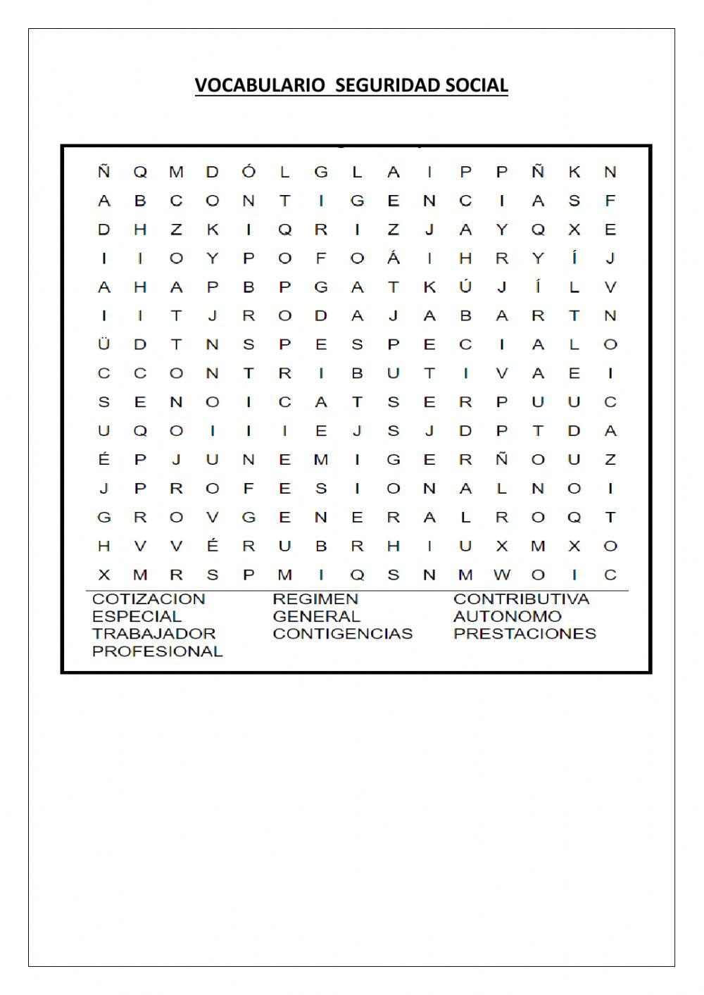 Sopa seguridad social