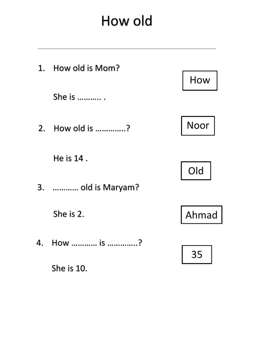 how-old-is-worksheet-live-worksheets