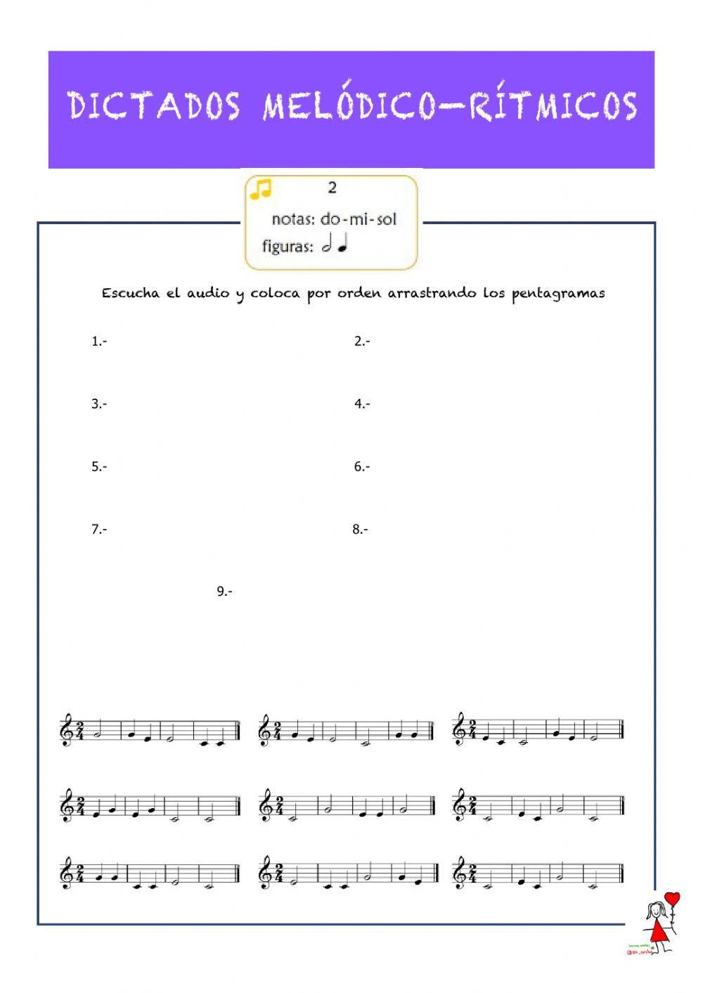 Dictado melodico-ritmico 1