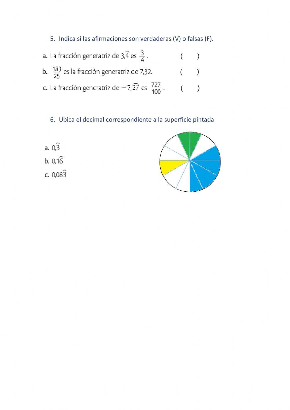 Fracción generatriz
