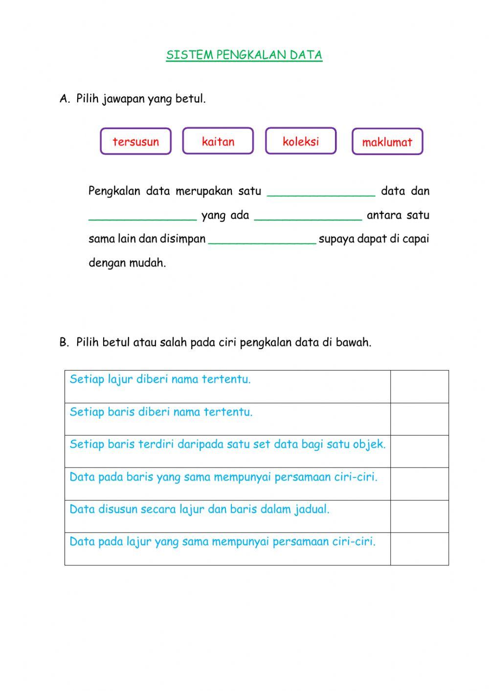 Sistem Pengkalan Data