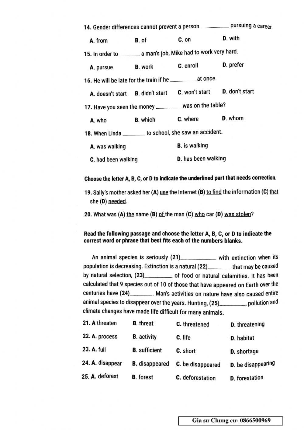 Lớp 10 - Kiểm tra 45 phút