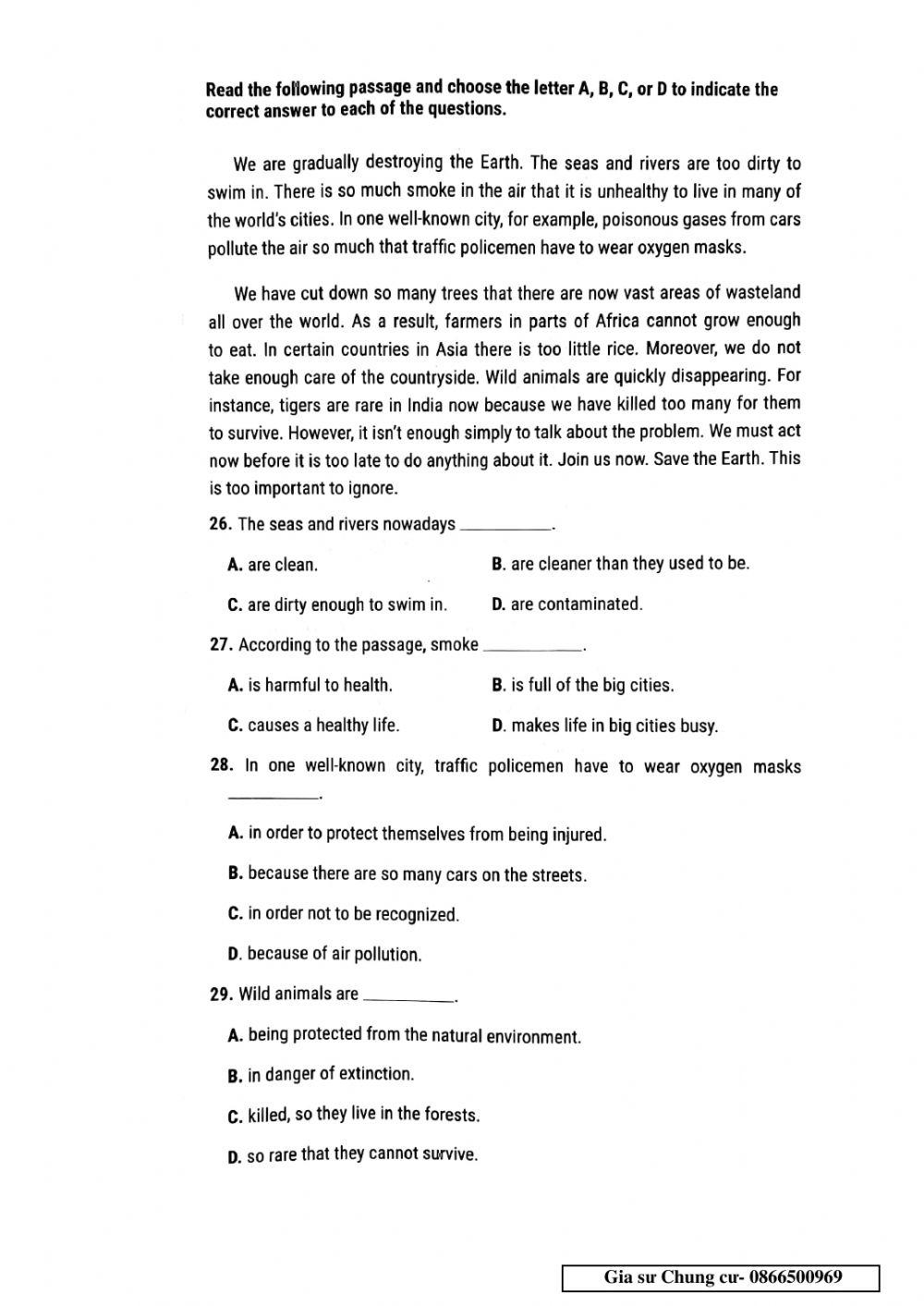 Lớp 10 - Kiểm tra 45 phút