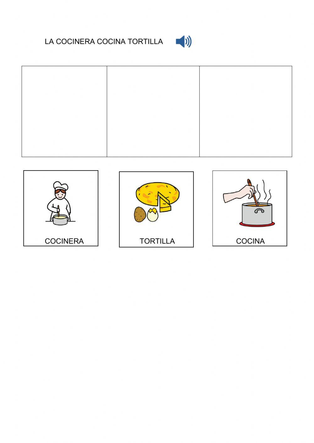 Ordenamos las oraciones