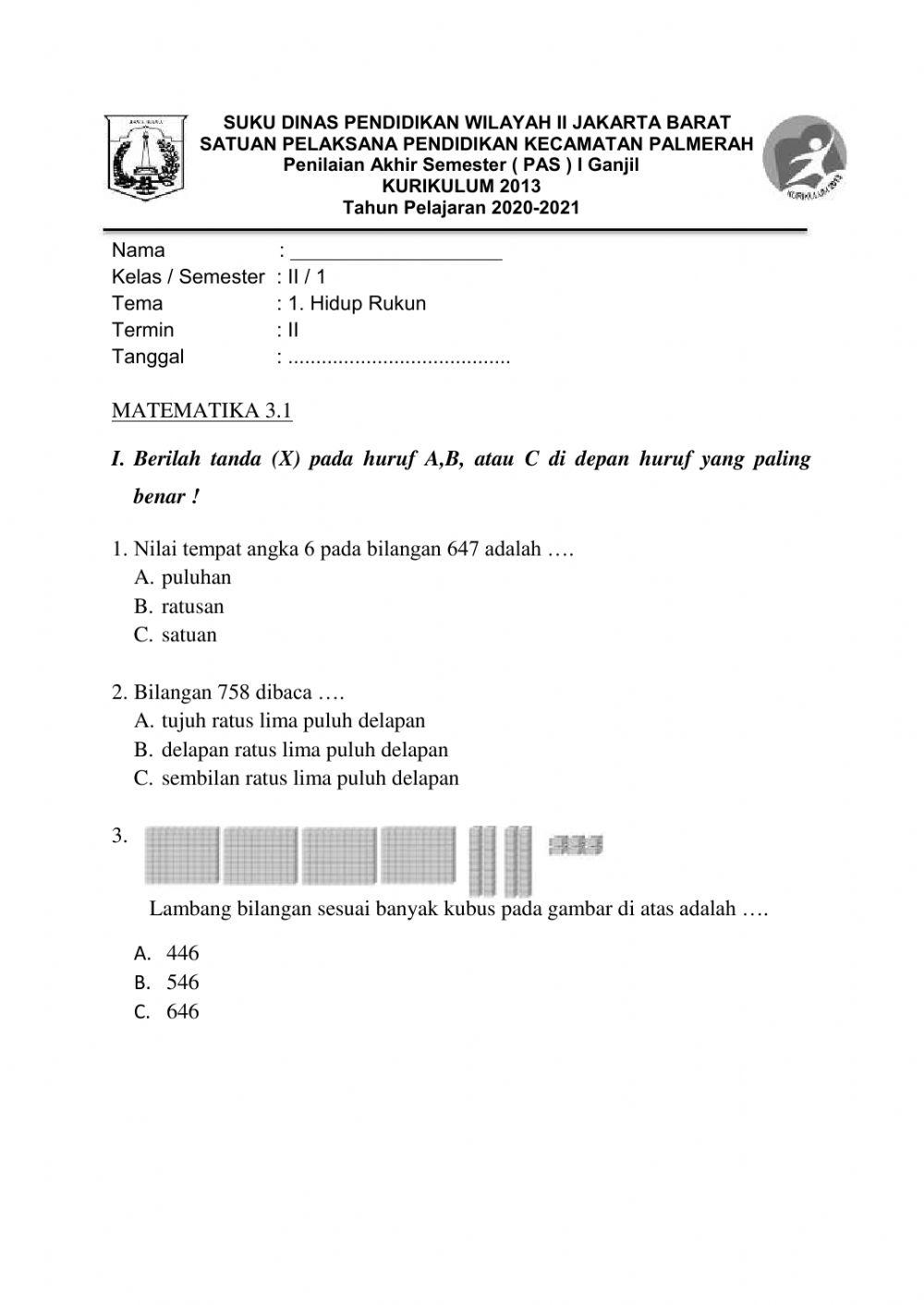 Pas tema 1 termin 2 mtk kd 3.1