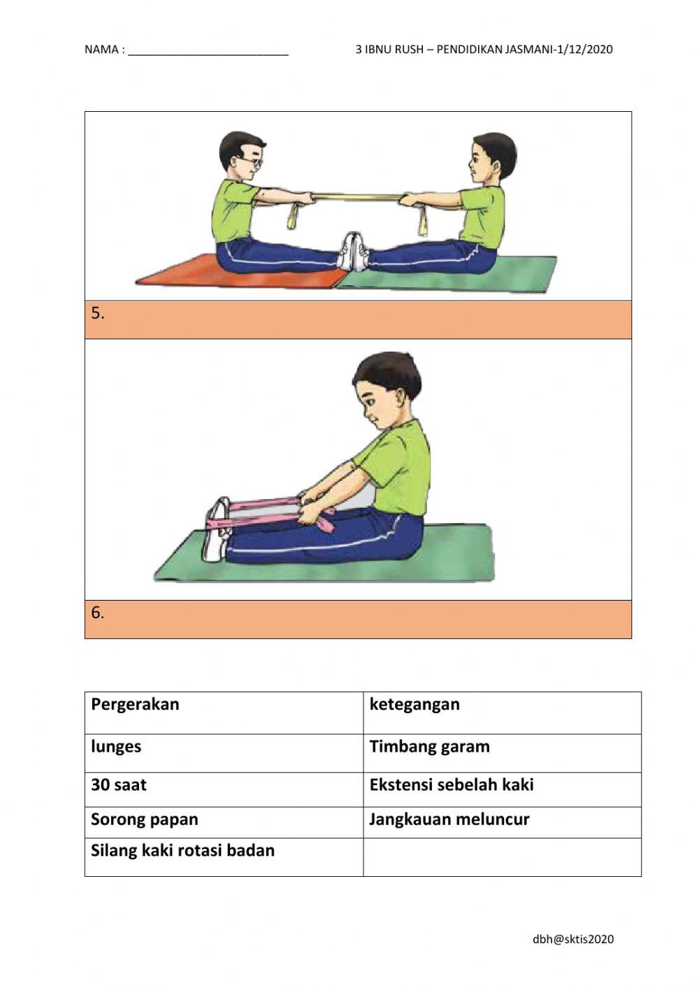 Pj tahun 3 regangan statik