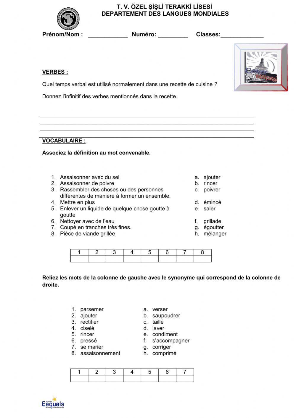 Classes 10eme -1er gr                                                                                                                                                                   semai̇ne 7  (12-16 octobre )