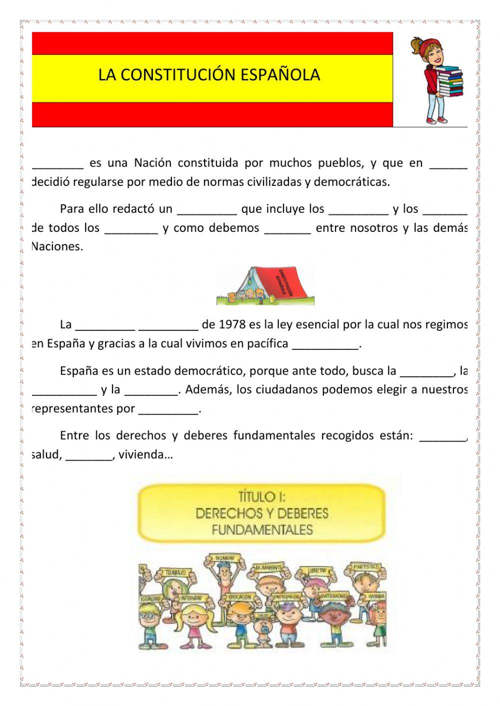 La constitución española