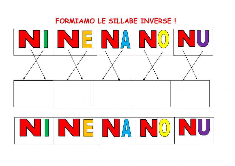 LE SILLABE  CON M e N