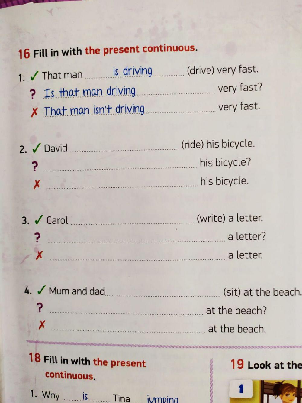 6.sınıf 3.ünite downtown present continous testi 3