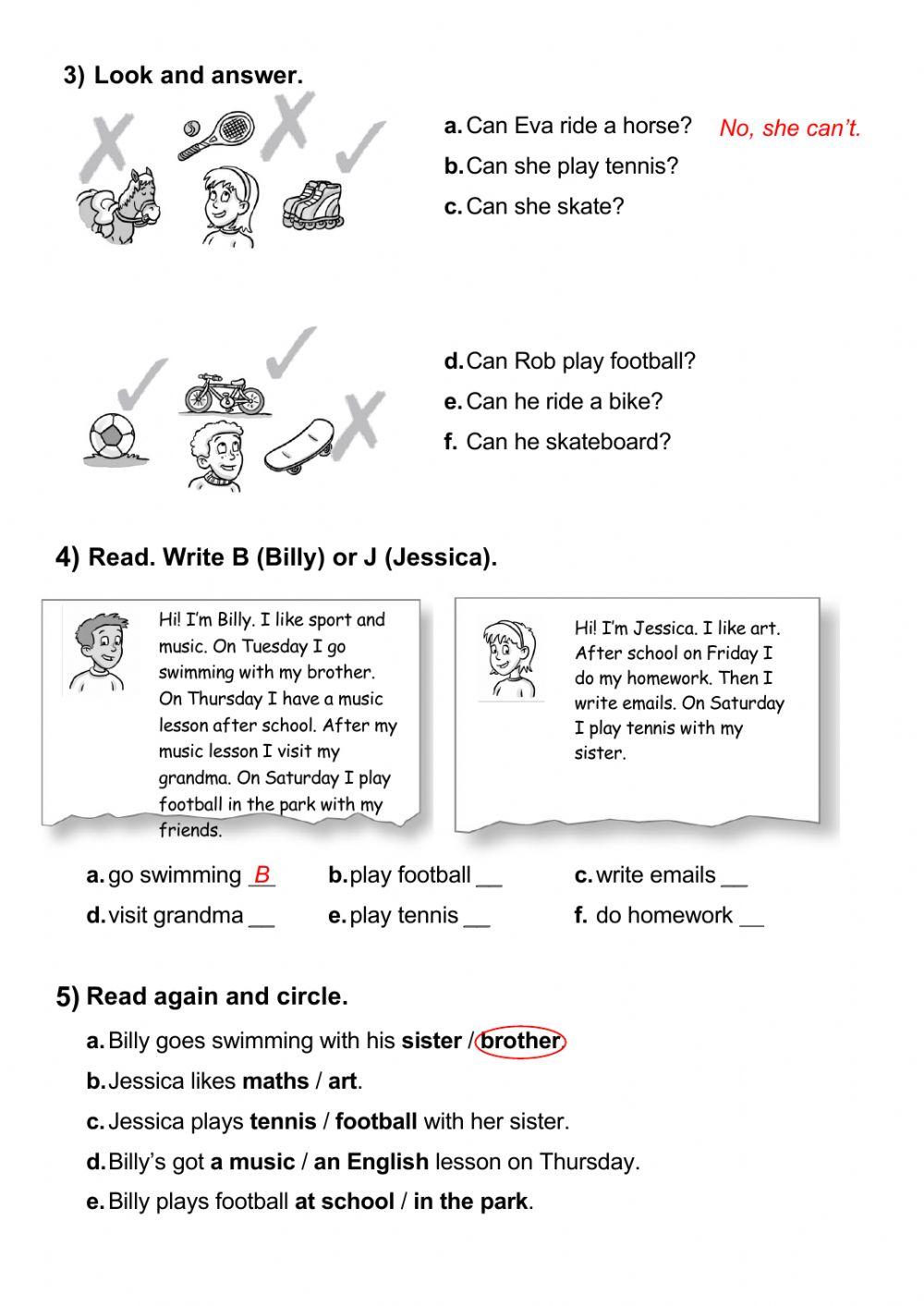 Final test YL II (December)