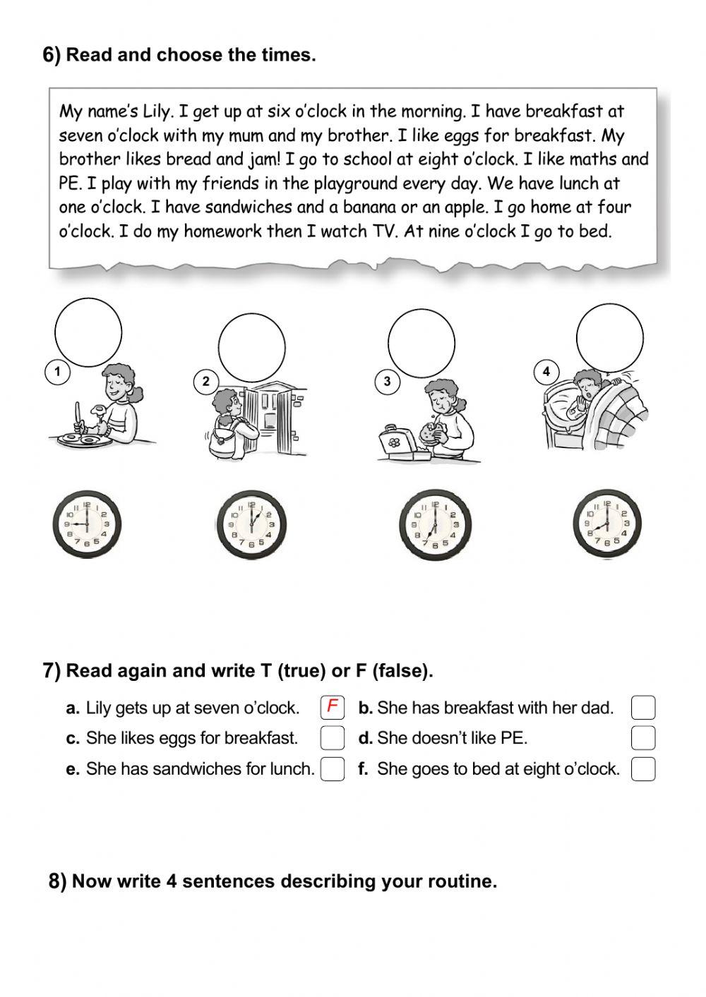 Final test YL II (December)