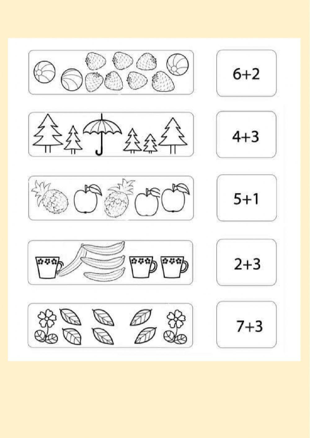 الجمع حتى 10