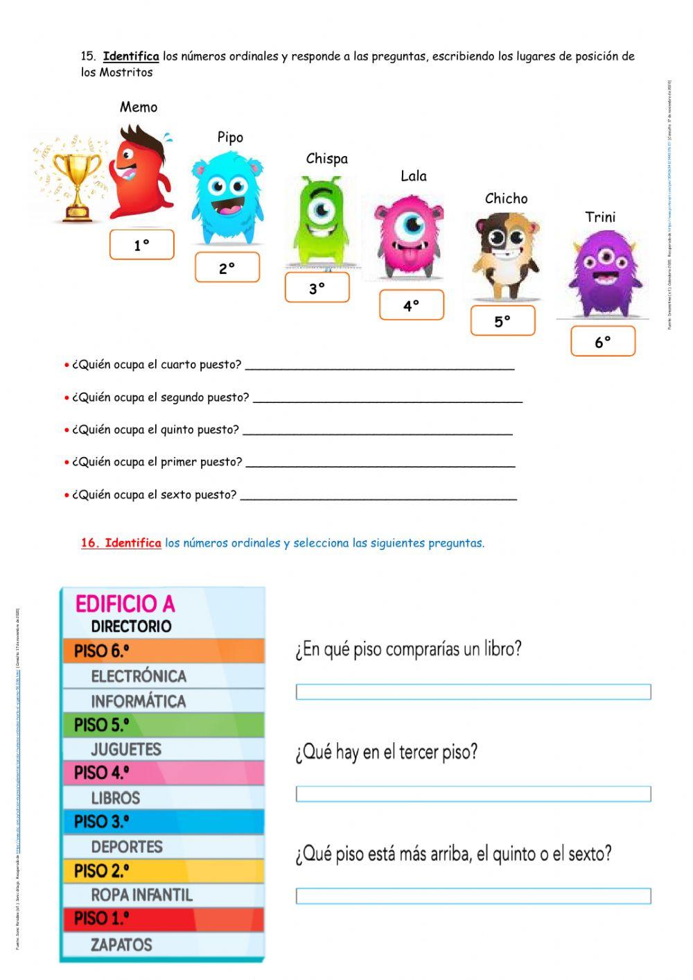 Aplica de dirección 15 y 16