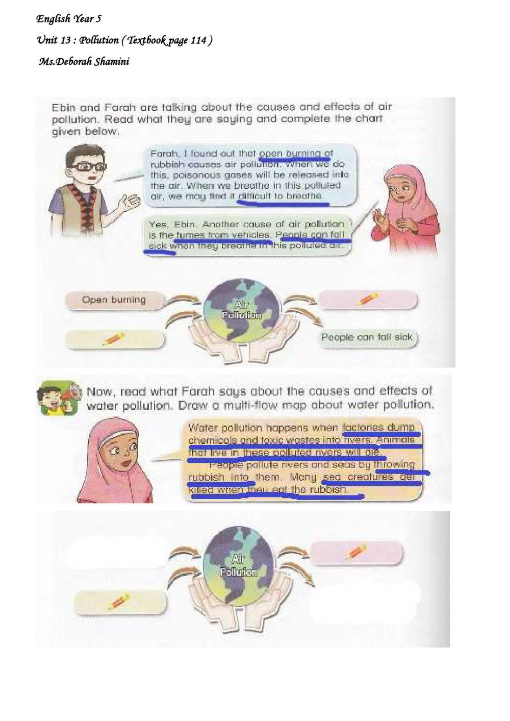 Year 5 English-Pollution2