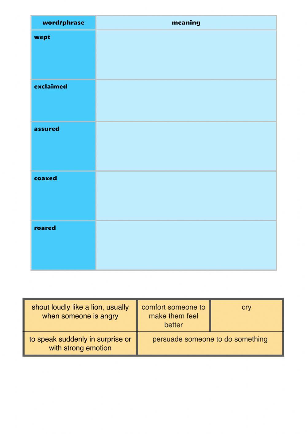 Speech Tags workbook P1 Part C