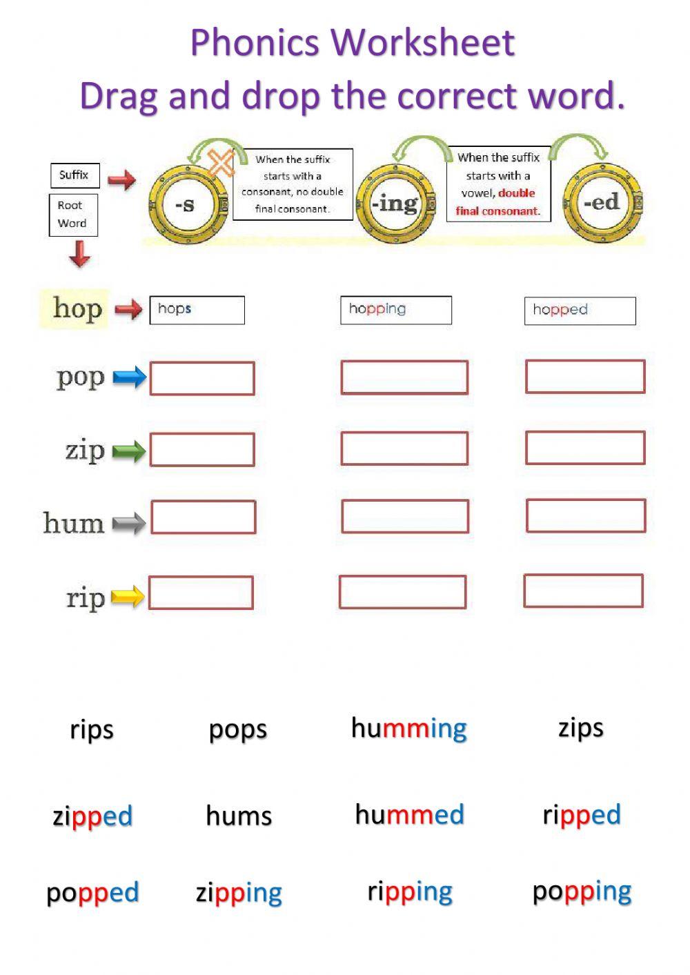 Adding Suffixes 552775 JennyBustillos Live