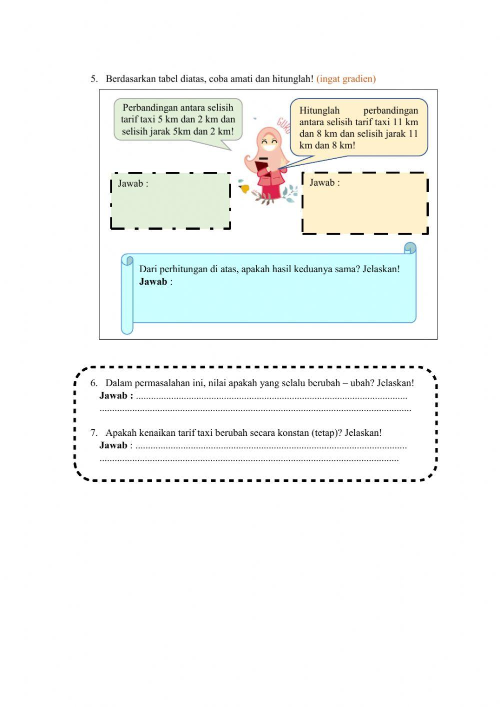 LKPD Persamaan Garis Lurus