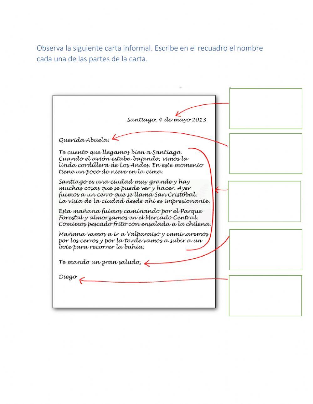 carta informal