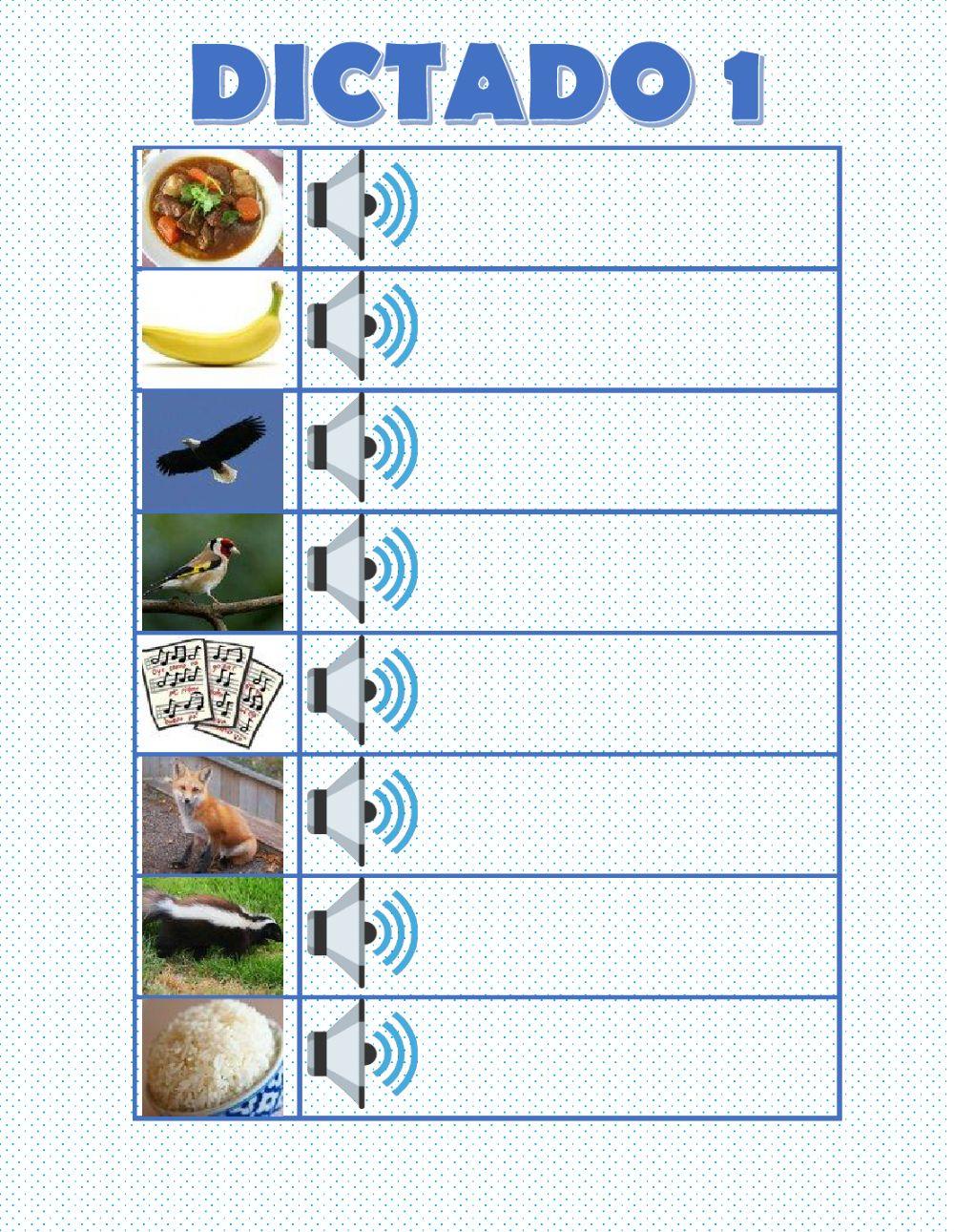 Dictado 1. NOVIEMBRE