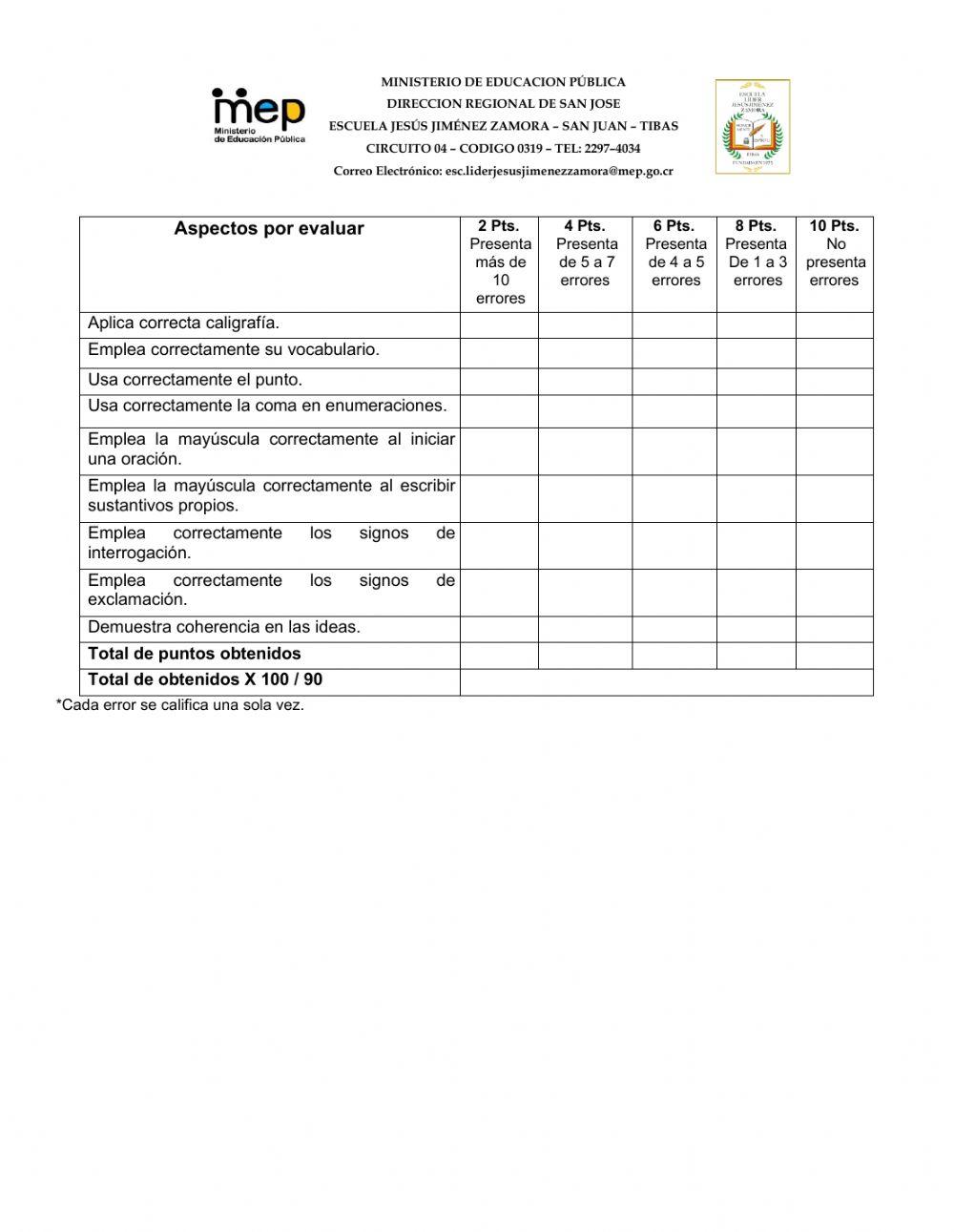 Estrategia de Evaluaciòn