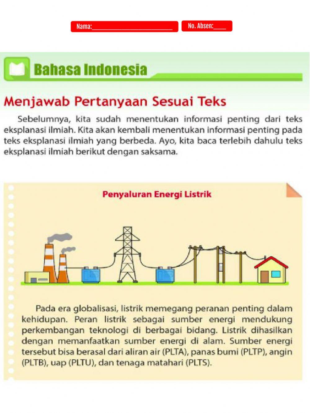 Menggali Teks Bacaan tentang Listrik