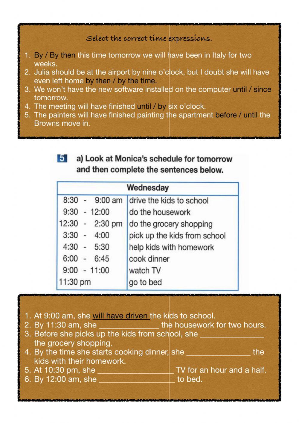 Future Perfect - Future Perfect Progressive