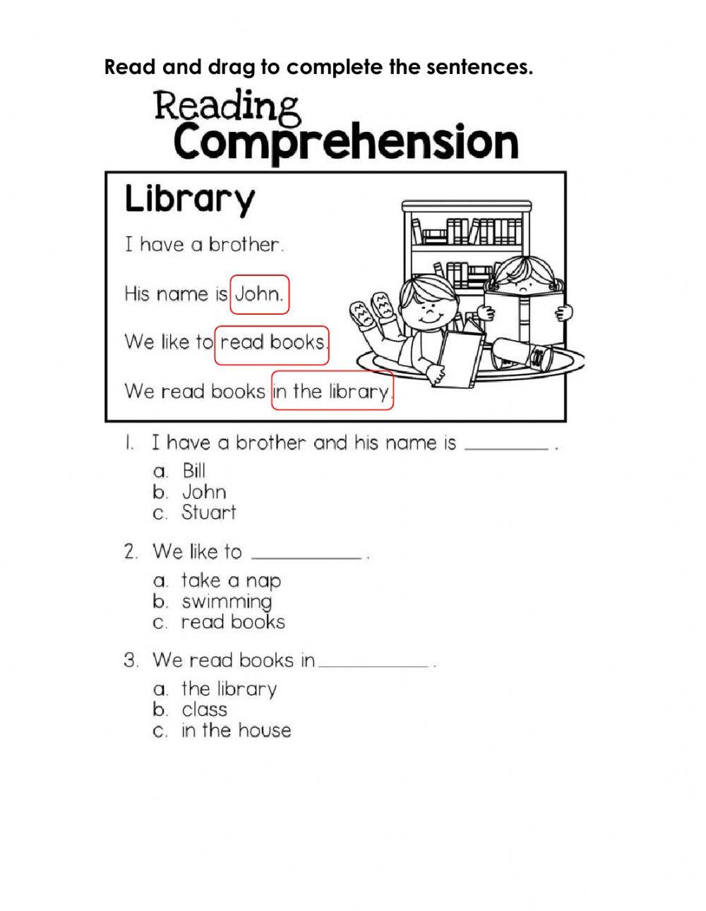 Reading Comprehension