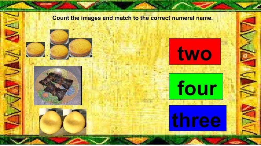 Counting African foods