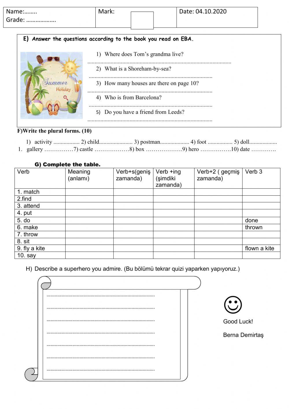 Quiz 9-Ömür-2020-2021