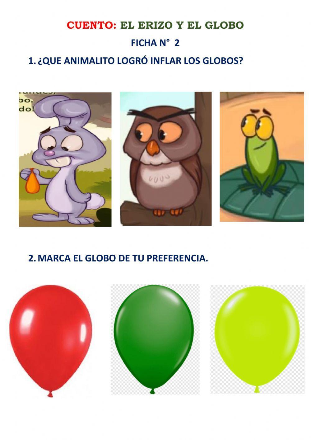 El ERIZO Y EL GLOBO