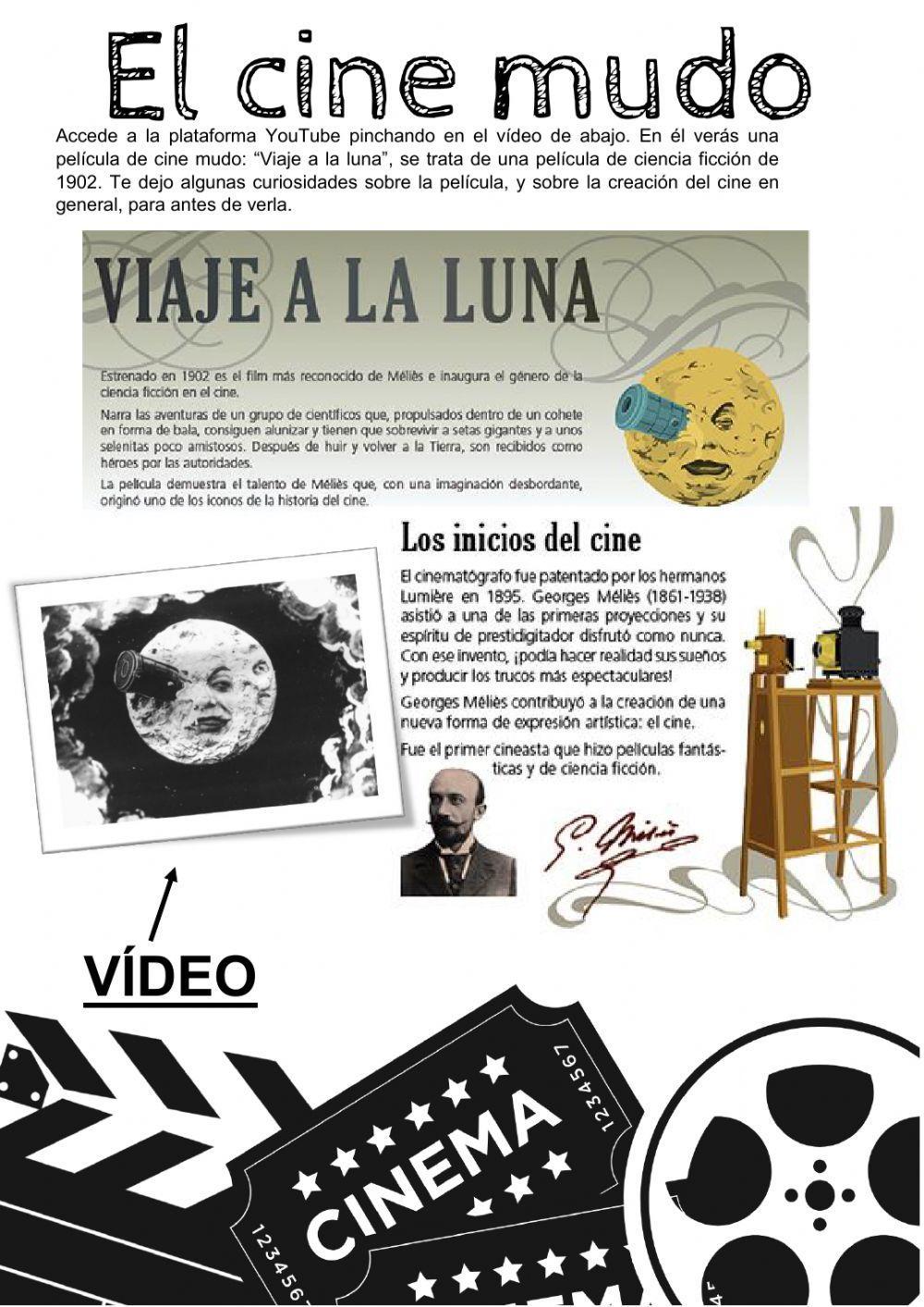 Viaje a la luna - El cine mudo