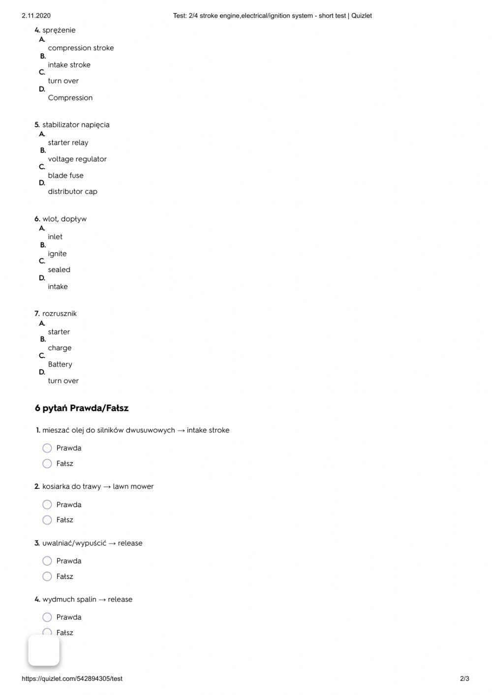 2-4 stroke engine,electrical&ignition system
