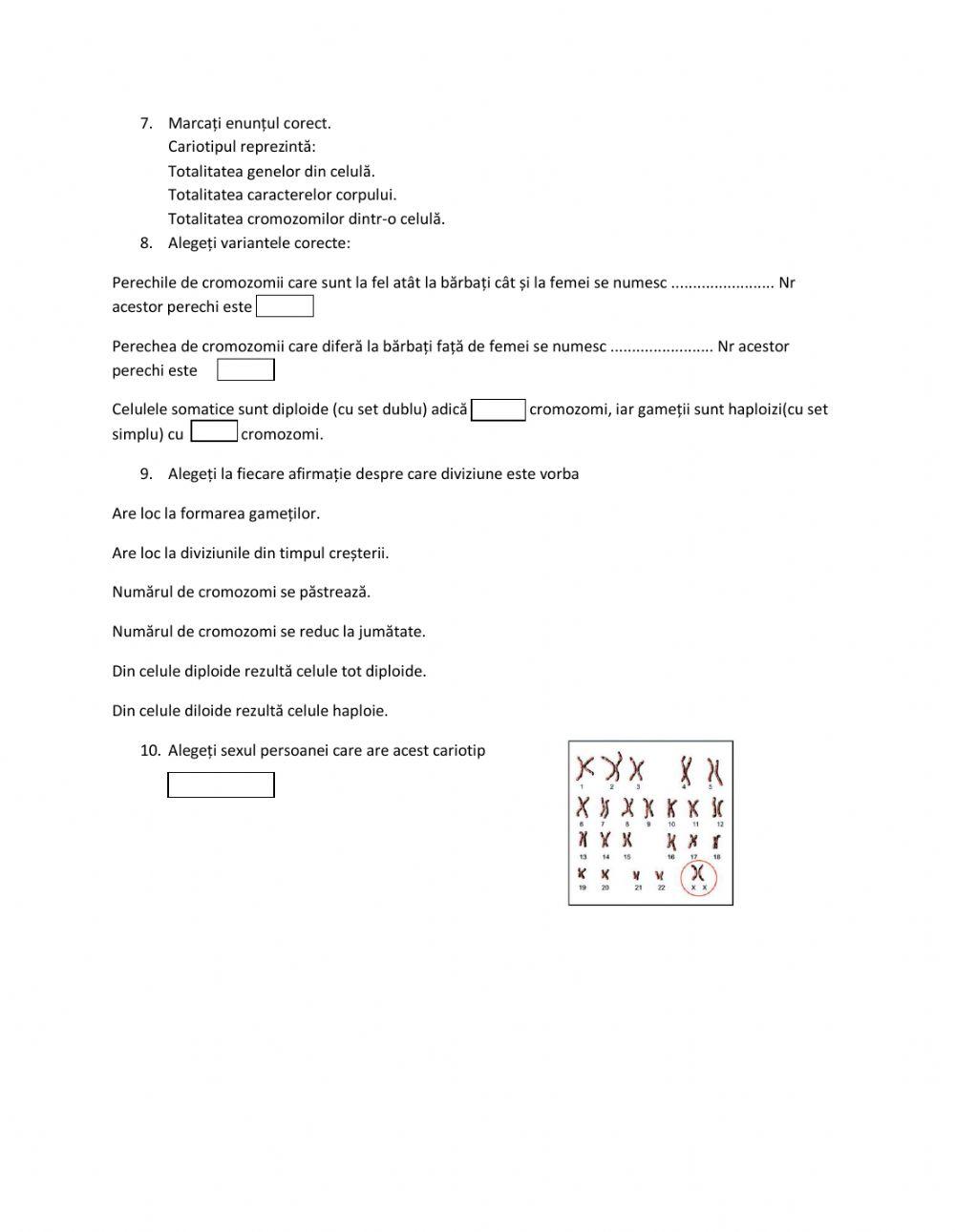 Test Material genetic