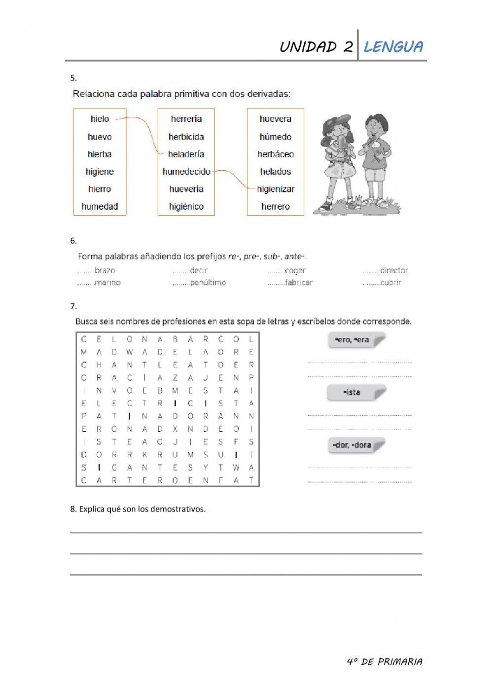 Control de Lengua, tema 2