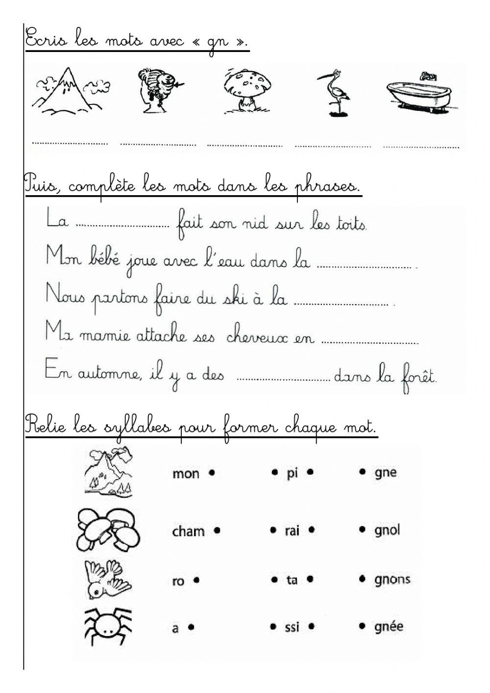 le son gn online exercise for | Live Worksheets