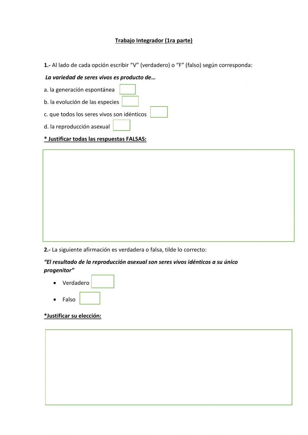 Evolucion de las especies