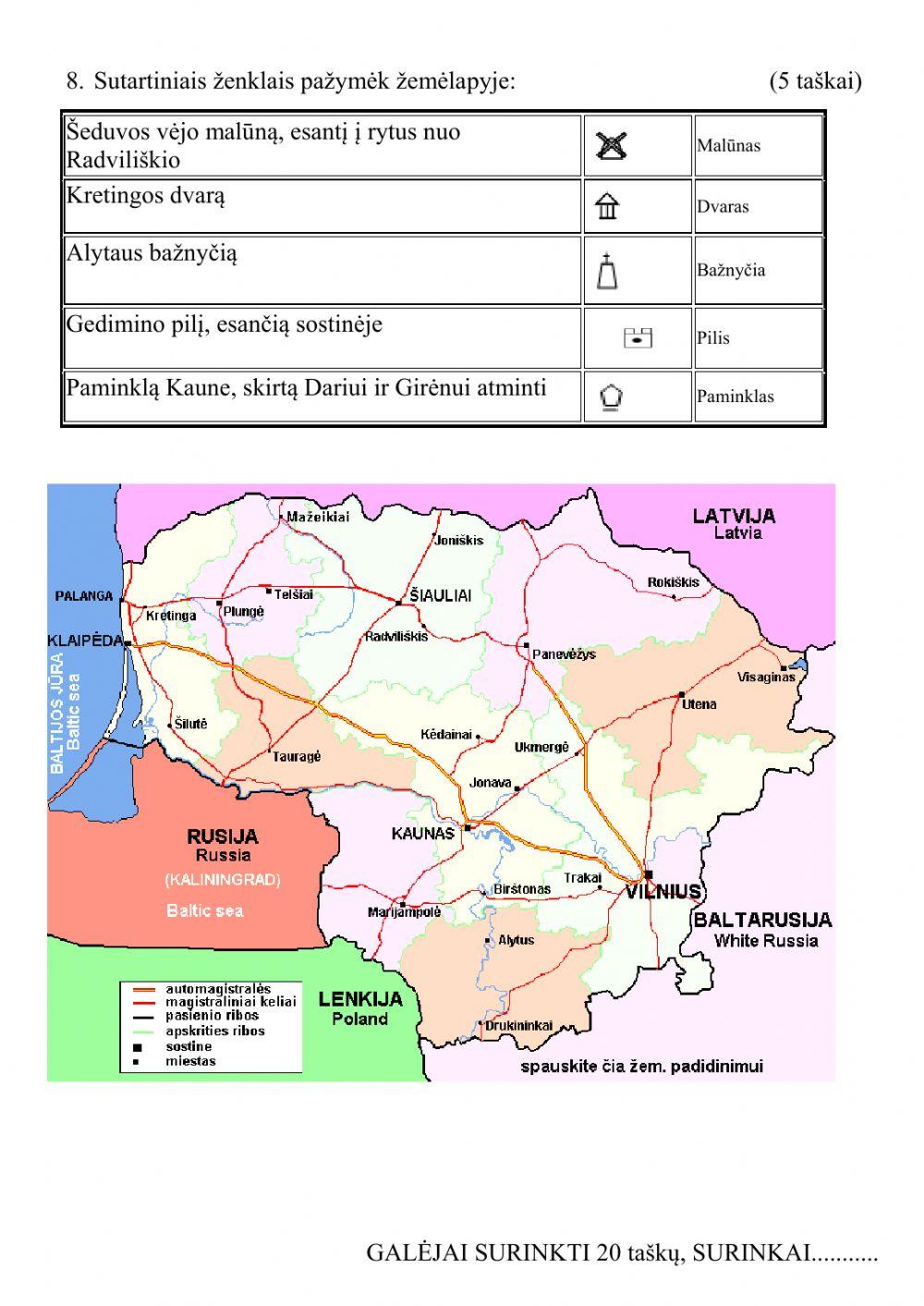 Pasaulio pažinimo testas Nr. 2