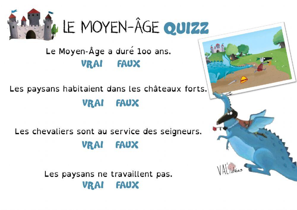Quizz le Moyen-Âge