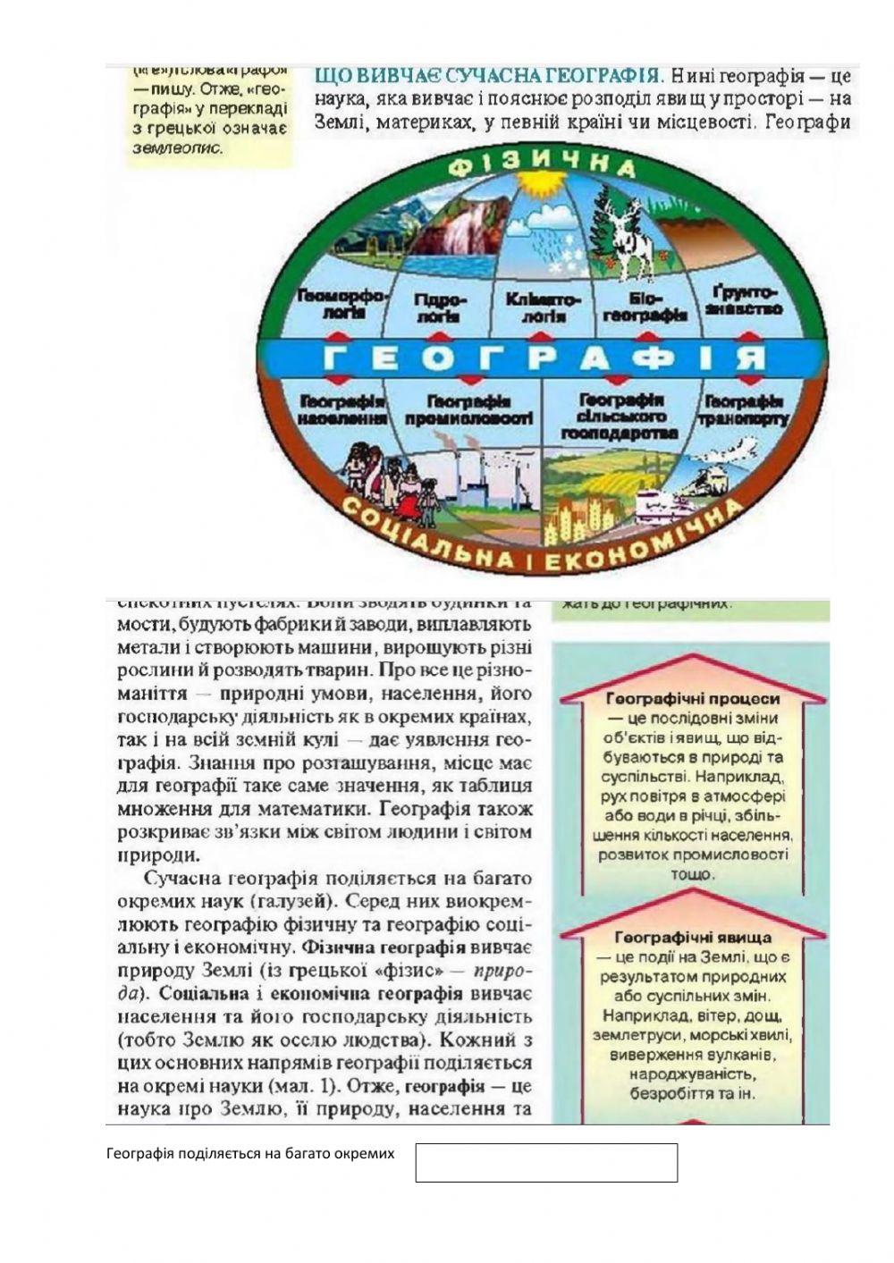 Географія моя