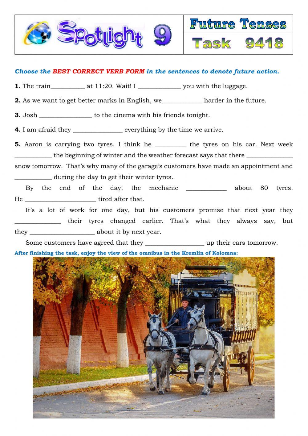 Spotlight 9 Task 9418